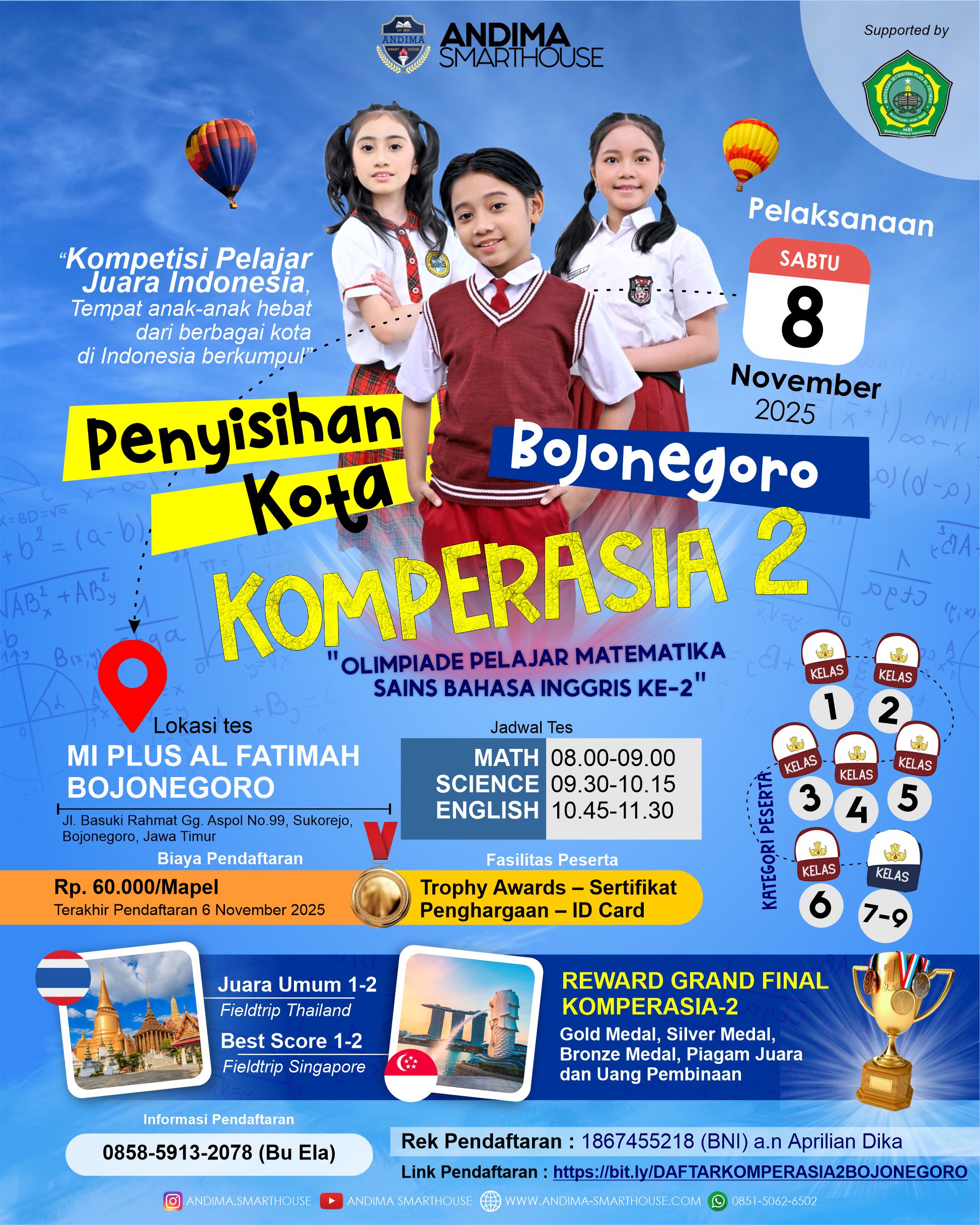 HASIL PENYISIHAN KOMPERASIA-2 KOTA BOJONEGORO