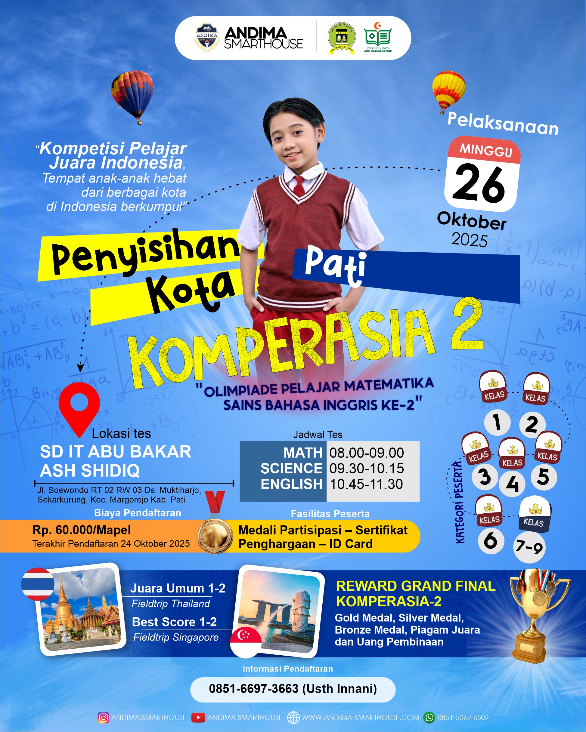 HASIL PENYISIHAN KOMPERASIA-2 KOTA PATI